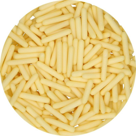 FunCakes Matt Sugar Rods XL Yellow 70 g