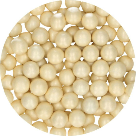 FunCakes Candy Choco Pearls Large Ivory 70 g