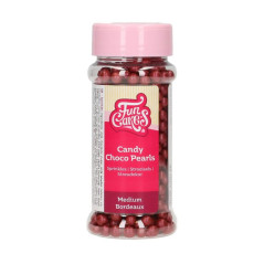 FunCakes Candy Choco Pearls Medium Bordeaux 80 g
