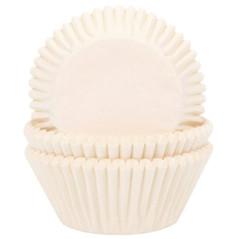 House of Marie Baking Cups Ivory pk/50