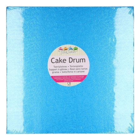 FunCakes Cake Drum Square 30,5cm -Blue-