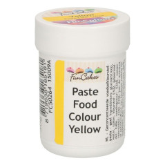 Colorant alimentaire en pâte FunCakes Yellow 30 g
