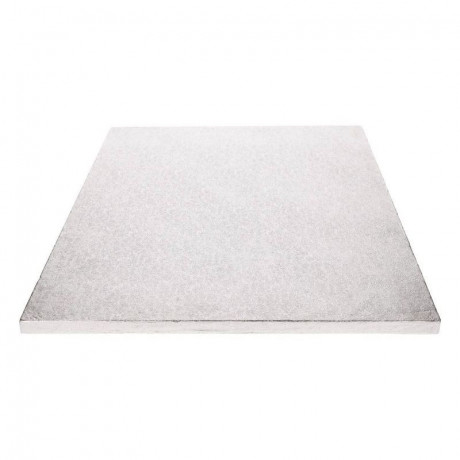 Semelle à gâteau FunCakes argentée rectangulaire 40,5 x 30,5 cm