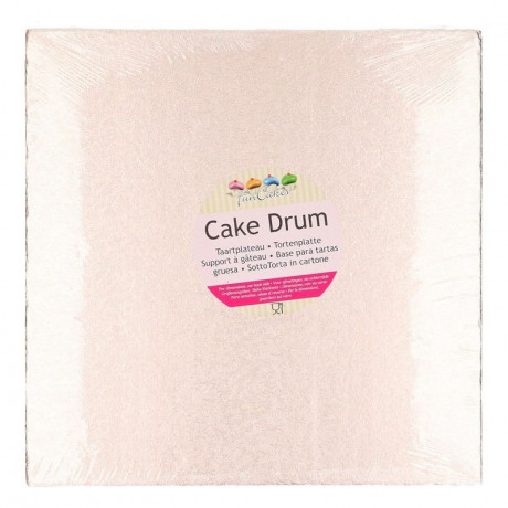 FunCakes Cake Drum Square 30,5cm -Rose Gold-