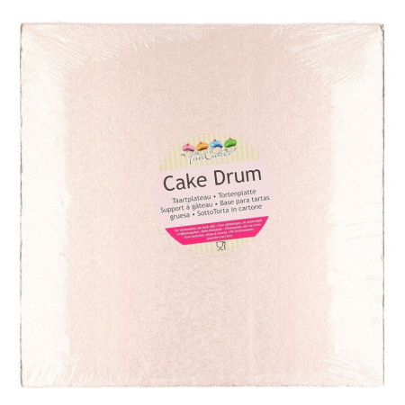 FunCakes Cake Drum Square 30,5cm -Rose Gold-