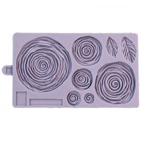 Moule silicone Karen Davies Roses écloses