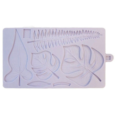 Moule silicone Karen Davies Feuilles tropicales