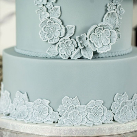 Moule silicone Karen Davies Broderies au pinceau