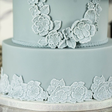 Moule silicone Karen Davies Broderies au pinceau