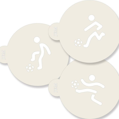 JEM Stencil Footballers pk/3