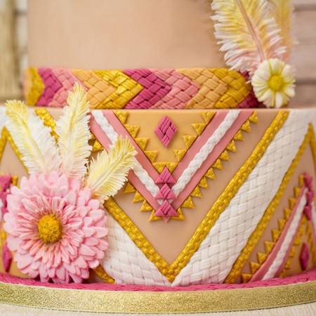 Karen Davies Silicone Mould - Plaited Borders