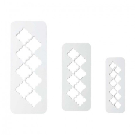 PME Geometric Multicutter Morrocan Lantern Set/3