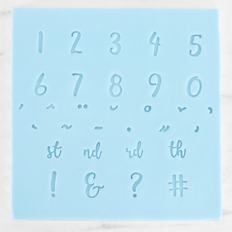 Tampons Fun Fonts PME Numéros et caractères spéciaux collection 1