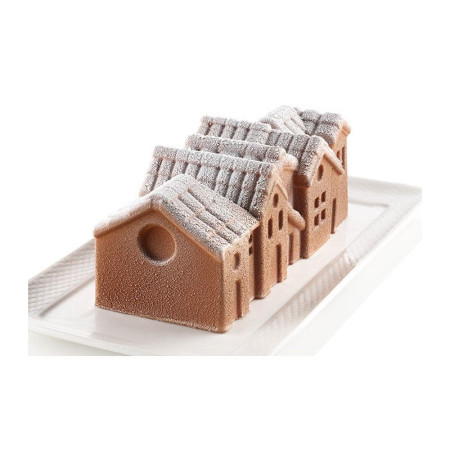 Kit Winter Village log mould 218 x 88 x 80 mm