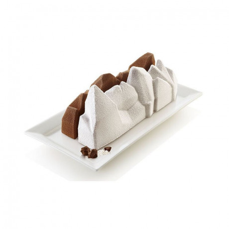 Moule silicone bûche Artic 250 x 92 x 87 mm