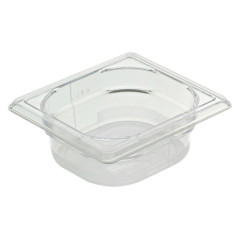 Bac gastronome Cristal + GN 1/6 176 x 162 x 100 mm
