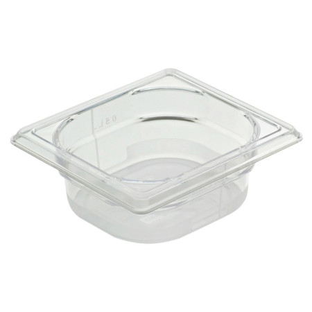 Bac gastronome Cristal plus GN 1/6 176 x 162 x 150 mm