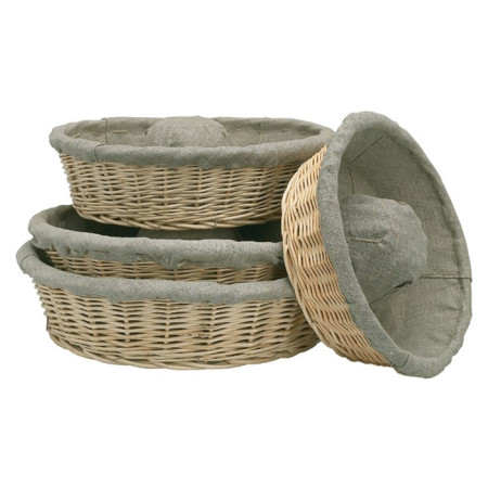 Fermenting crown dough basket with cloth Ø 260 mm
