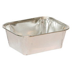 Barquettes BA 500 R aluminium L 150 mm (lot de 100)