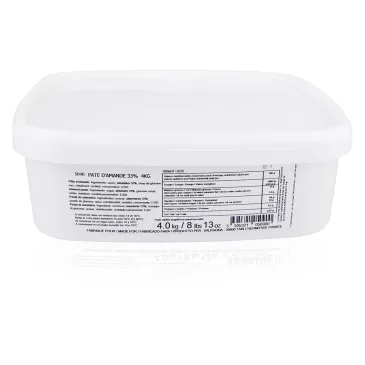 Pâte d'amande décor 33% 4 kg