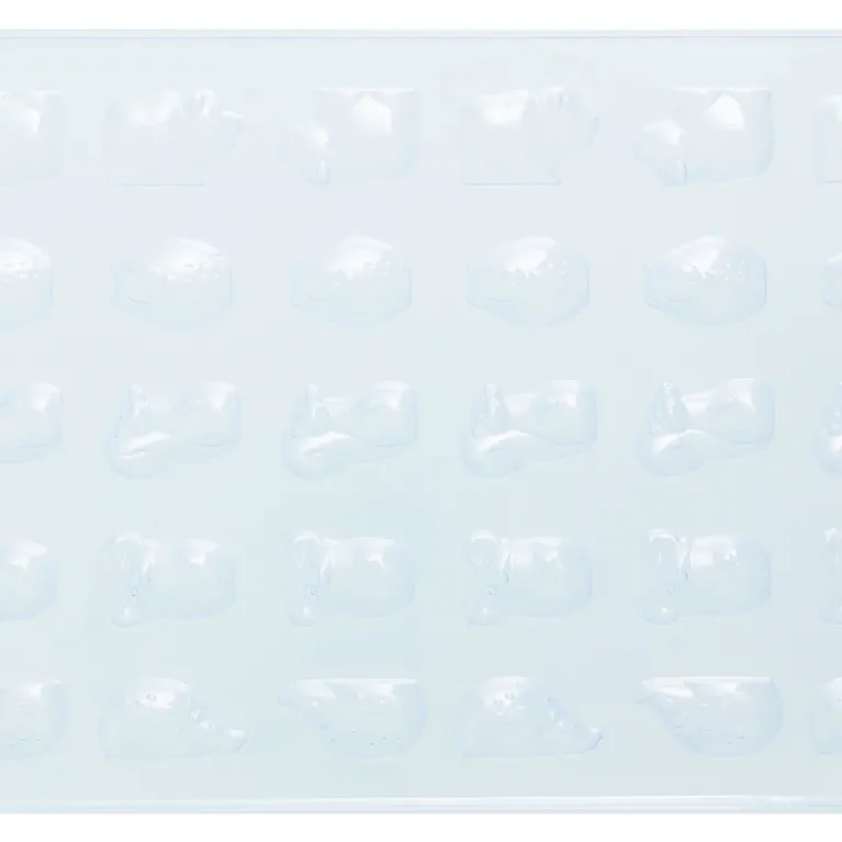 Chocolate mould forest animals 5 shapes