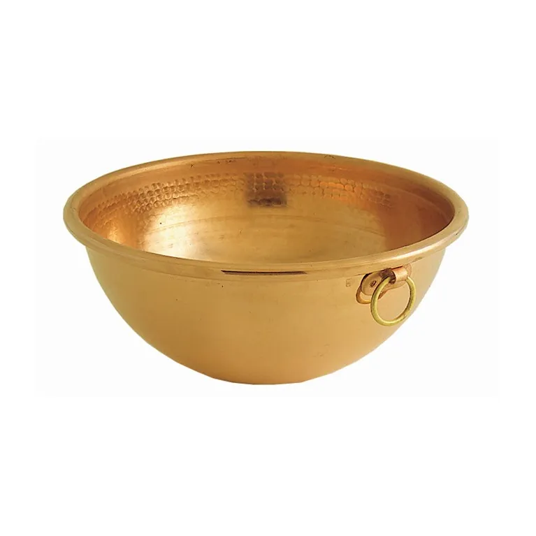 Bassine demi-ronde à blancs cuivre Ø 400 mm