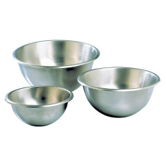 Hemispherical mixing bowl stainless steel Ø 300 mm