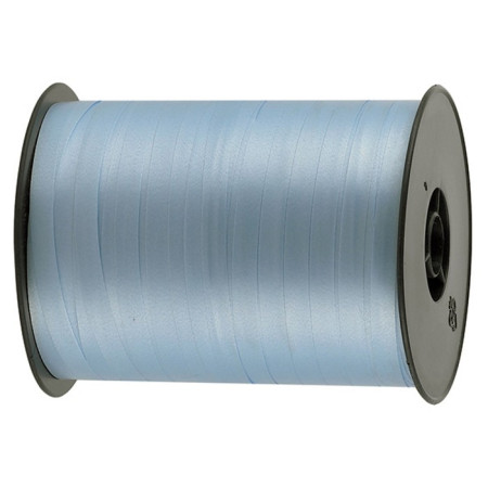 Gift wrap ribbon sky blue 500 m x 7 mm