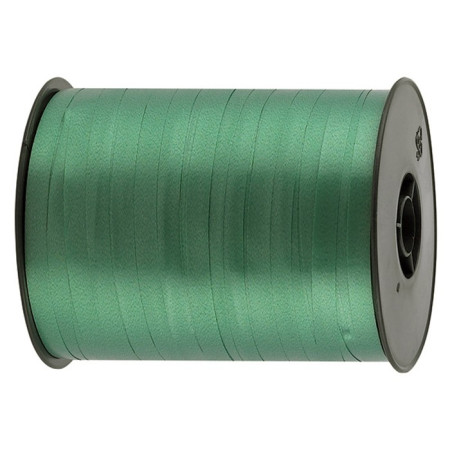 Gift wrap ribbon green 500 m x 7 mm