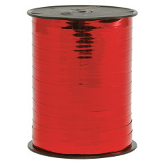 Mirror gift wrap ribbon red 250 m x 7 mm