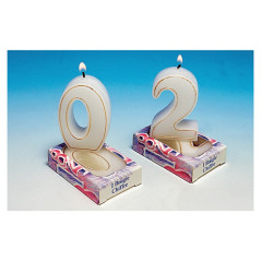 Number candle 6 (12 pcs)