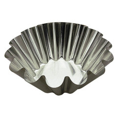 Brioche mould flat bottom tin Ø200 mm (pack of 3)