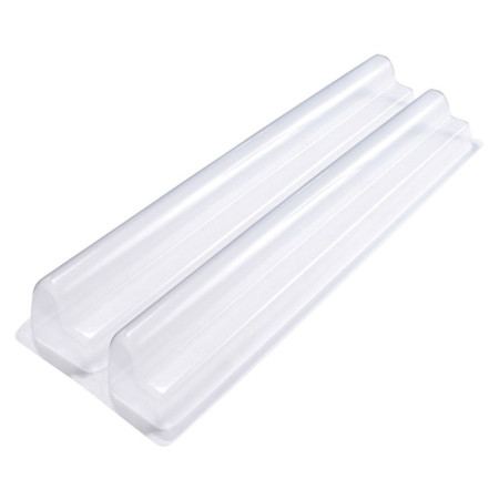 Yule log mould ludik PVC 570 x 80 x 70 mm (10 pairs)