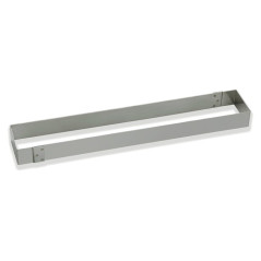 Rectangular mousse frame stainless steel 570 x 95 x 45 mm