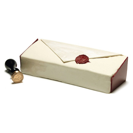 Letter to santa claus yule-log fram stainless steel 565 x 93 x 70 mm