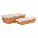 Cake rectangulaire évasé carton L 200 mm 50 cL (lot de 30)