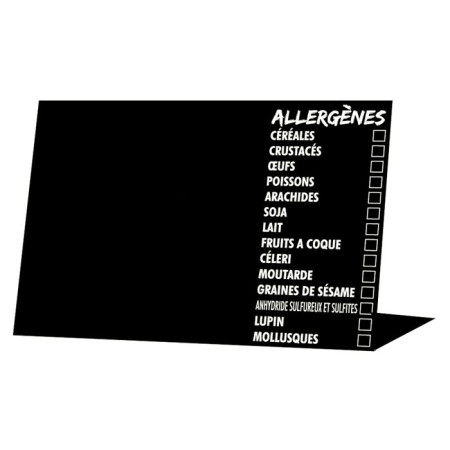 Chevalet allergènes (lot de 10)