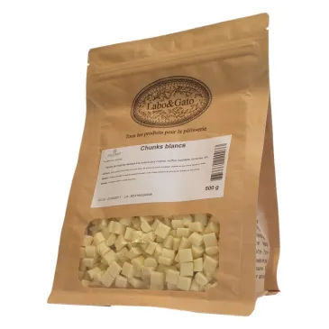 White chunks 8 x 8 x 6 mm 500 g