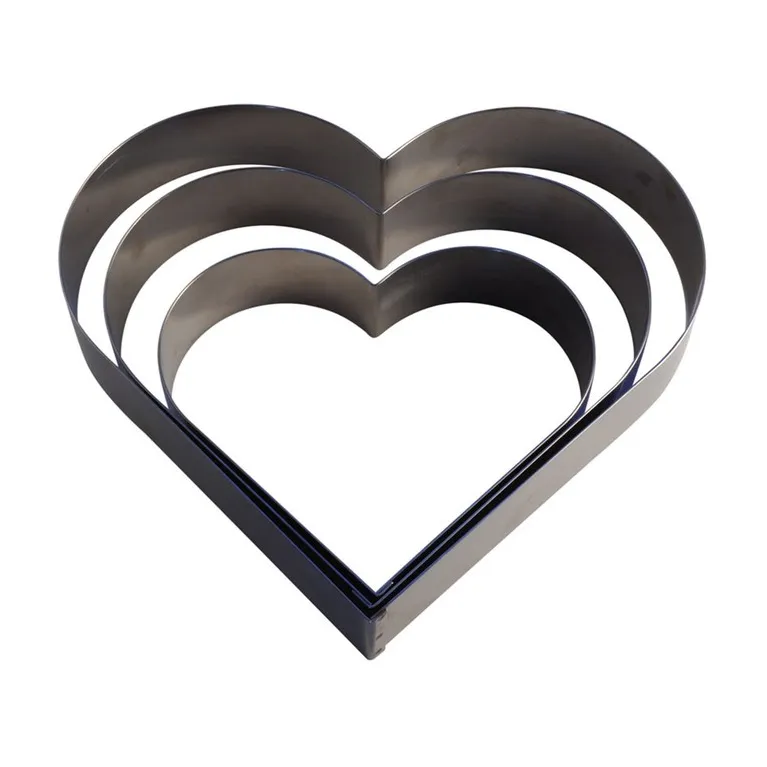 Heart stainless steel H45 275x240 mm