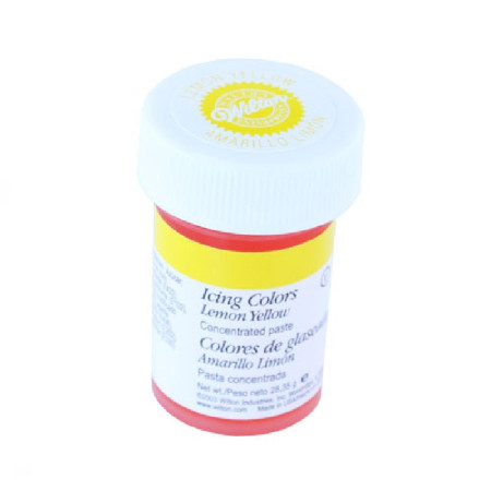 Colorant alimentaire en gel Wilton jaune citron 28 g