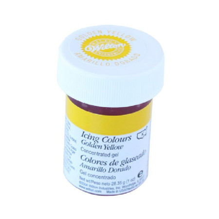 Colorant alimentaire en gel Wilton or jaune 28 g
