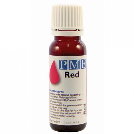 PME Natural Food Colour Red 25g