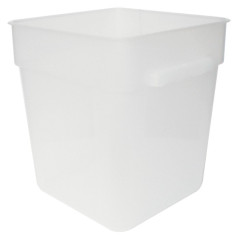 Square container for ingredients PP 22 L