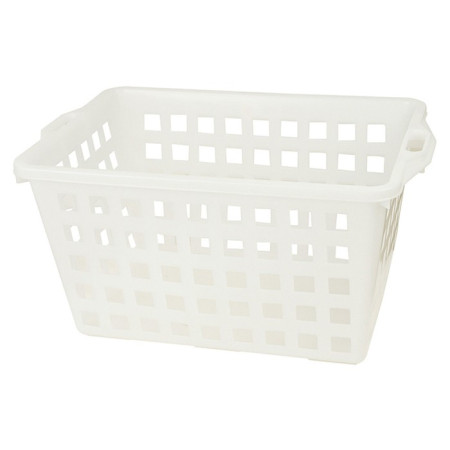 Perforated rectangular basket 630 x 450 x 320 mm
