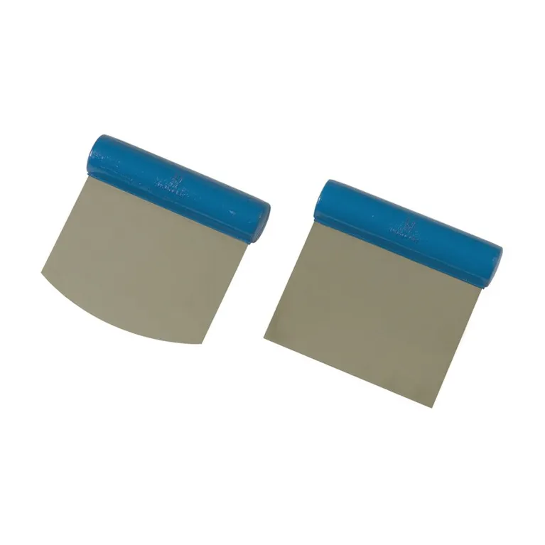 Round dough scraper flexible stainless steel 110 x 105 mm