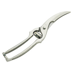 Poultry shears stainless steel handles
