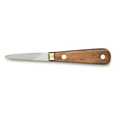 Oyster knife with brasilian rosewood handle