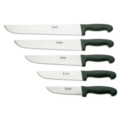 Couteau de boucher Ecoline manche noir L 360 mm