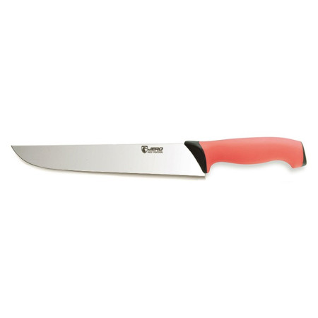 Couteau de boucher manche rouge L 235 mm