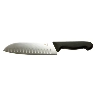 Santoku knife black L 180 mm